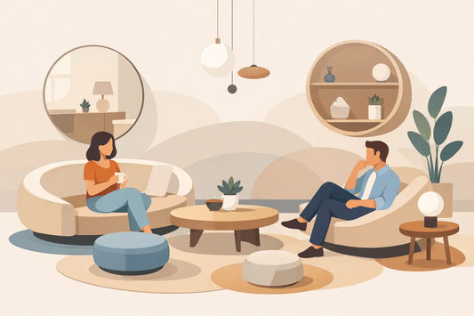 Circular Furniture Makes Rooms More Personal
