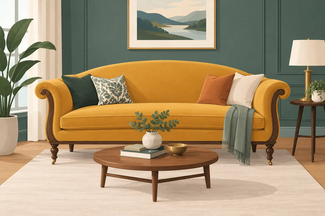 A Period Sofa Revival Example With Personality