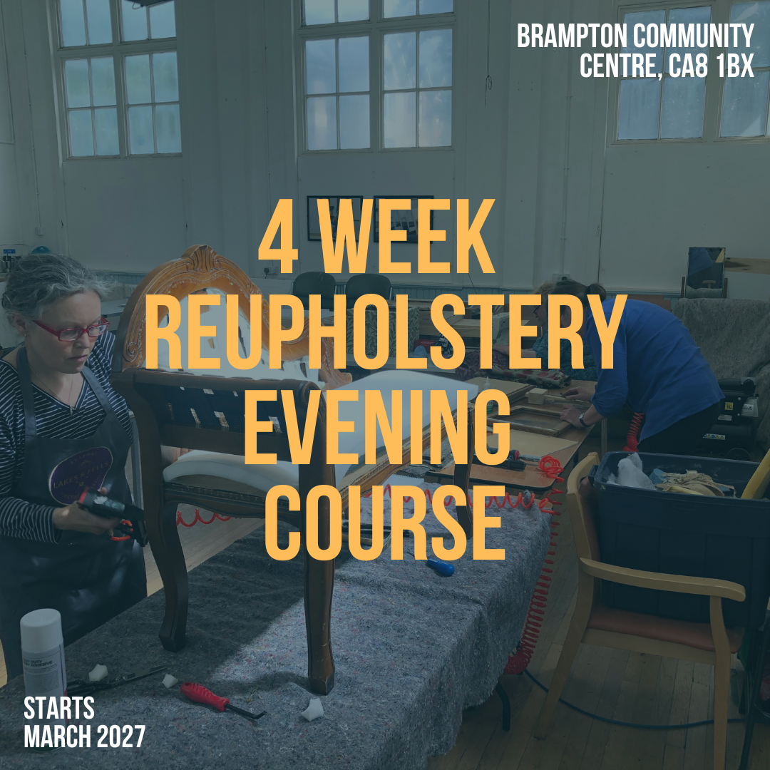 4 week Evening Reupholstery Course - March 2027