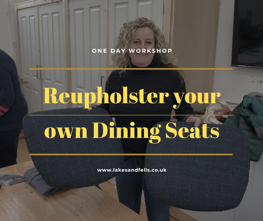 Reupholster your own Dining chair seats (Saturday 13th June 2026)