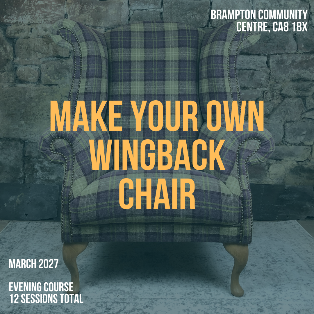 4 week (evening) Make your own Wingback Chair Course - March 2027
