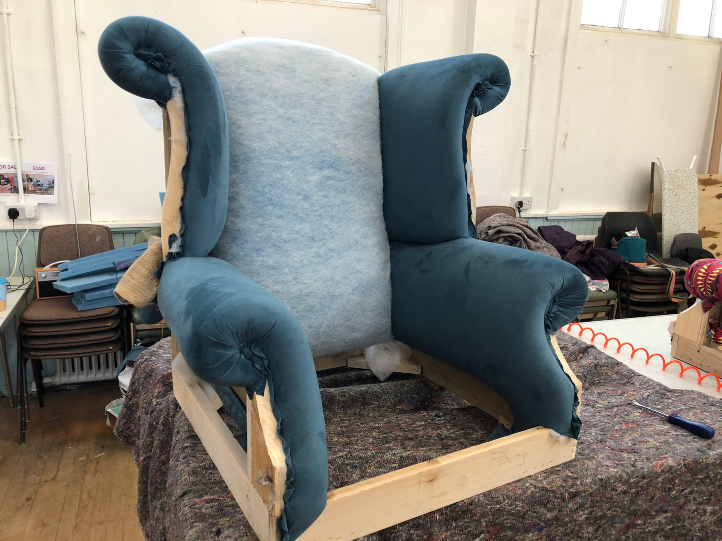 4 week (evening) Make your own Wingback Chair Course - March 2027