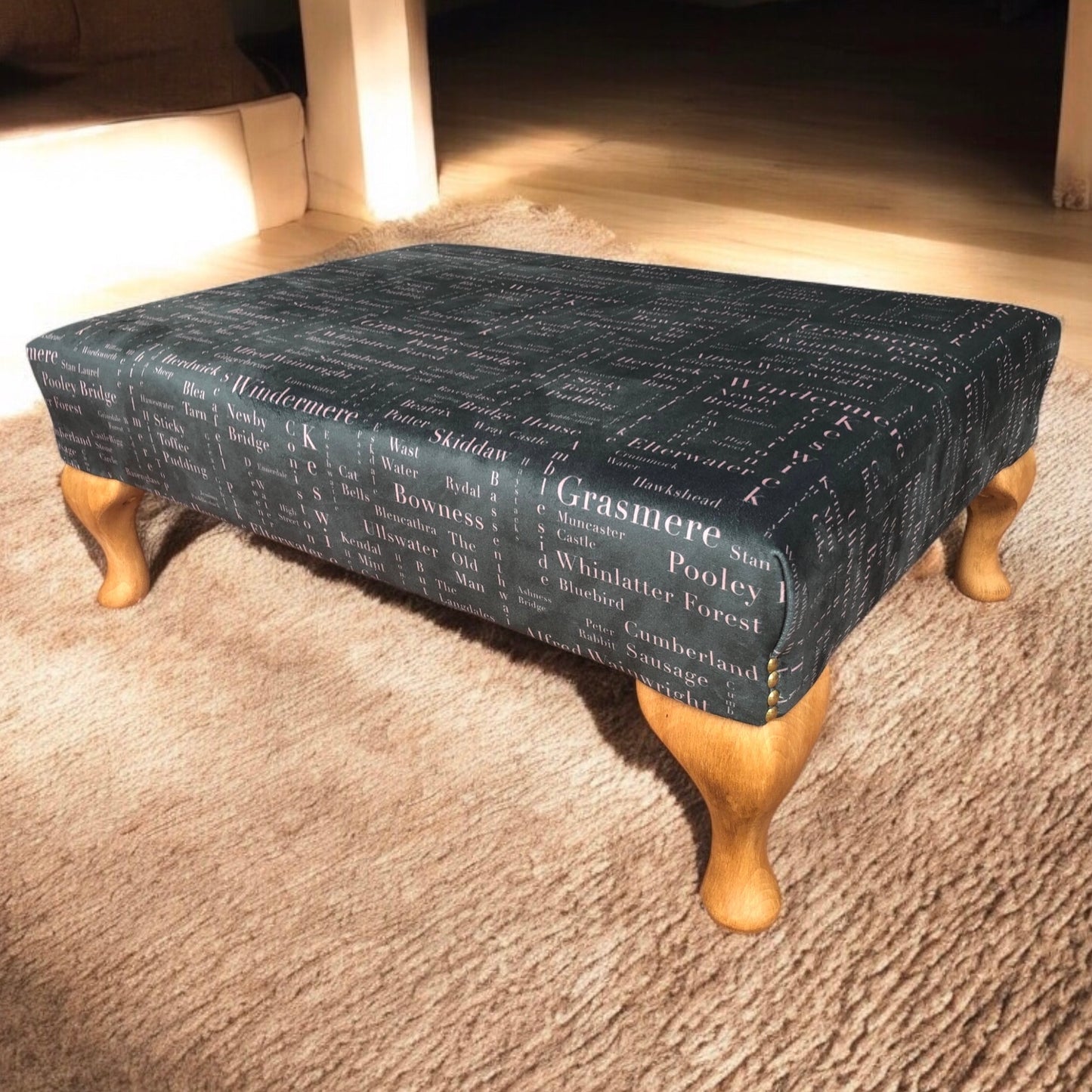 Medium Queen Anne Footstool (Wordsworth)
