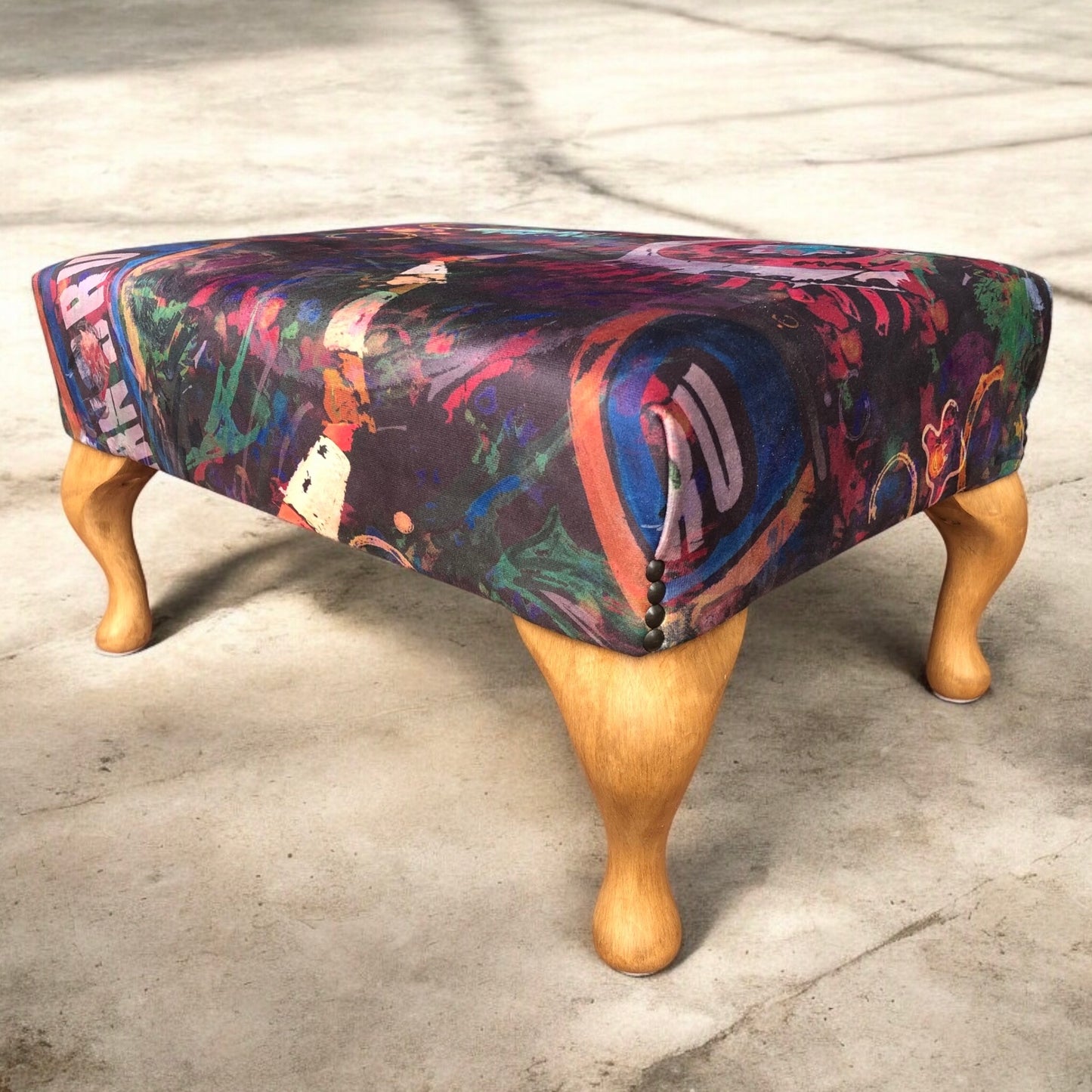 Small Queen Anne Footstool (Gallus)