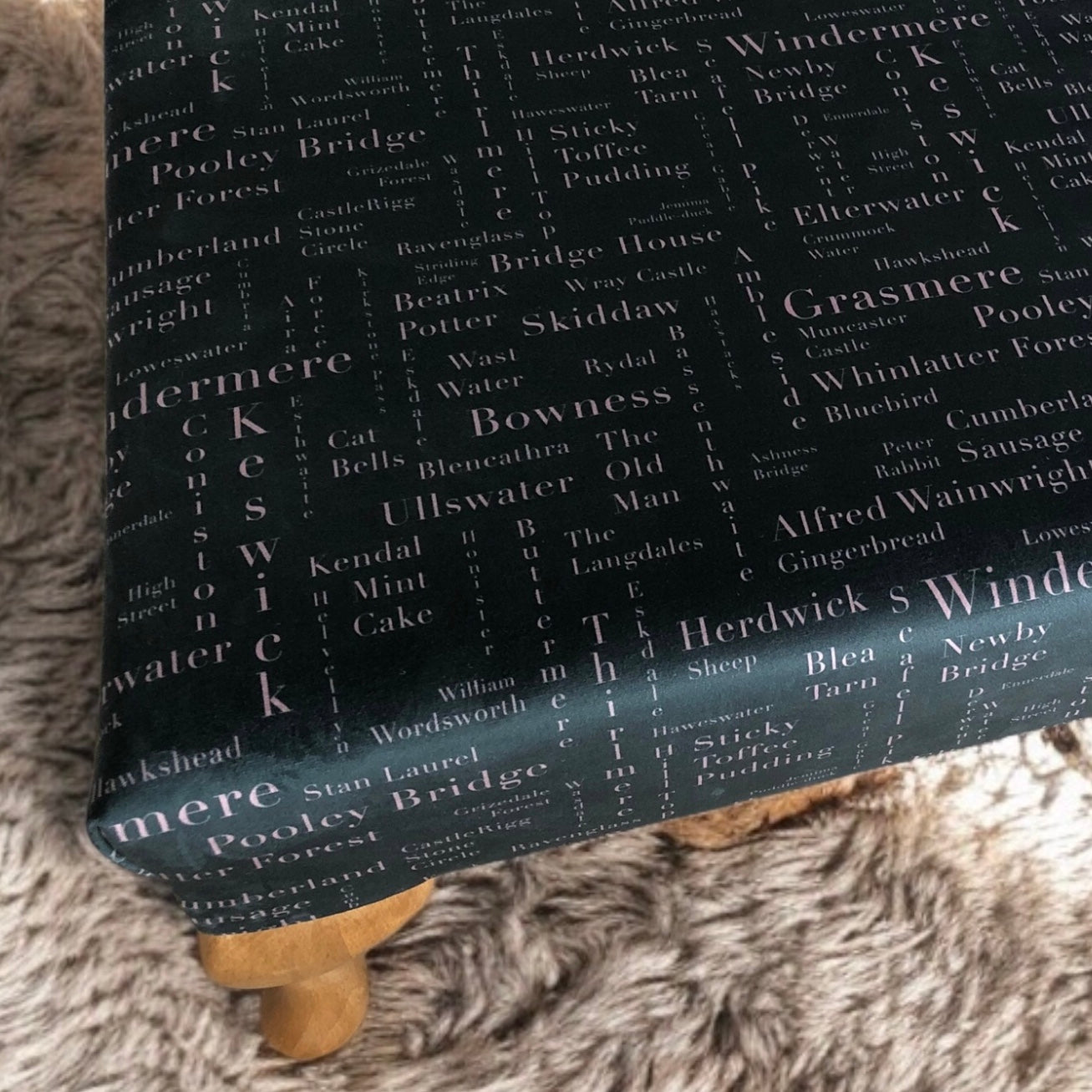 Medium Queen Anne Footstool (Wordsworth)