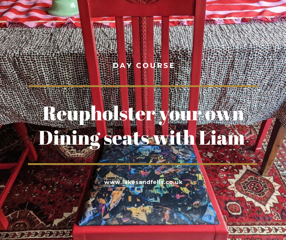 Reupholster your own Dining chair seats with Liam, Sunday 7th July 2024