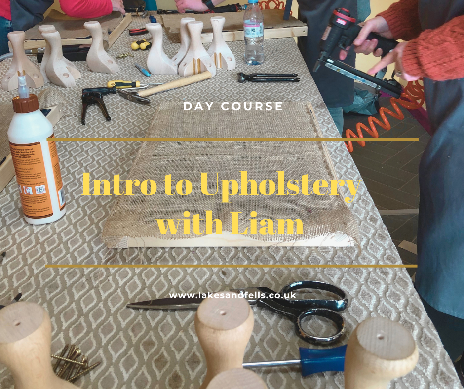 Intro to Upholstery with Liam, Sunday 14th April 2024