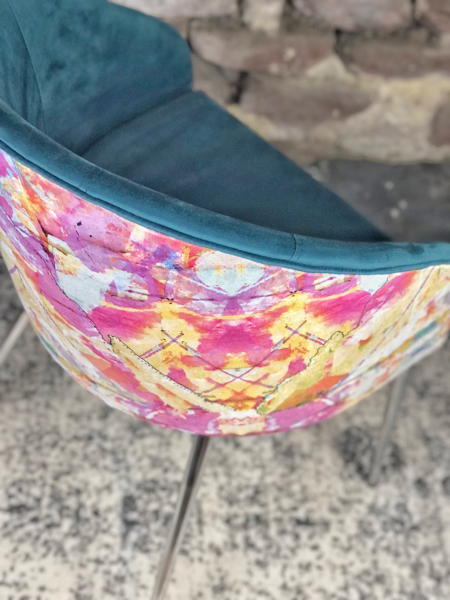 2 x Contemporary Curved Chairs